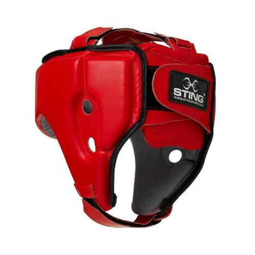 STING Head Guards S / RED Sting Aiba Approved Competition Boxing Headguard