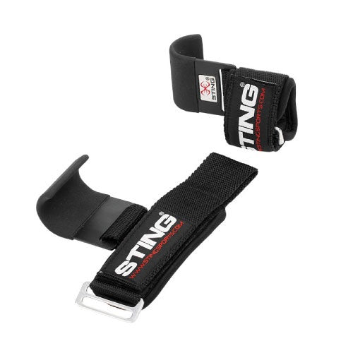 STING Weightlifting Straps & Supports Sting Power Pro Weight Lifting Hooks