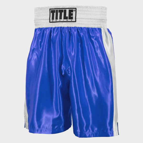 Title Boxing Boxing Shorts & Singlets Title Edge Pro Boxing Shorts Blue White