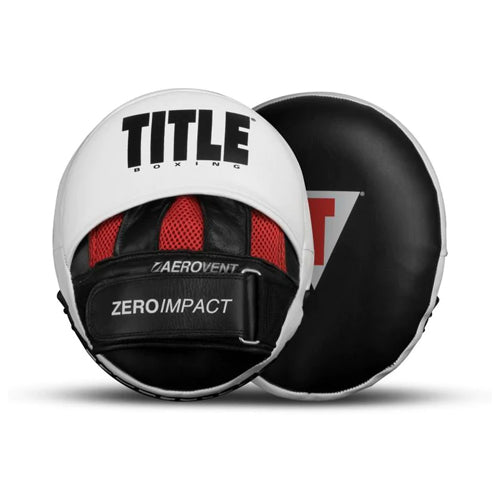 Title Boxing Focus Mitts Title Zero-Impact Rare Air Punch Mitts 2.0