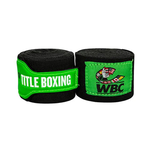 Title Boxing Hand Wraps & Accessories Black Title Boxing WBC Hand Wraps