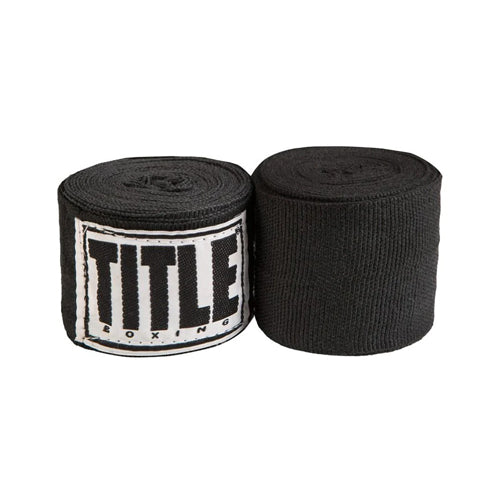 Title Boxing Hand Wraps & Accessories Title Mexican Style 180" Boxing Hand Wraps Black