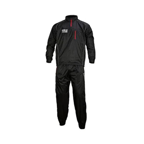 Title Boxing Head & Sweat Bands Title Platinum Prevail Rubberized Sauna Suit