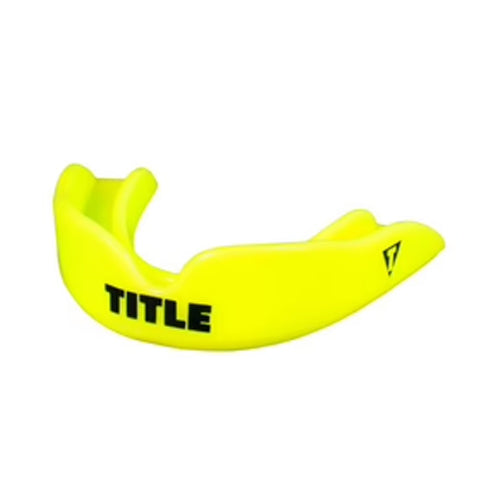 Title Boxing Mouth Guards Neon Yellow Title Boxing Super Shield Mouth Guard