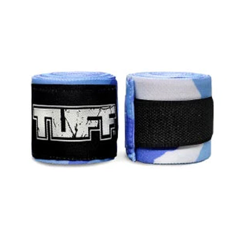 Tuff Hand Wraps & Accessories Blue Camo TUFF Muay Thai Boxing Hand  Wraps 4.5m stretch