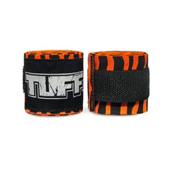 Tuff Hand Wraps & Accessories Orange Zebra TUFF Muay Thai Boxing Hand  Wraps 4.5m stretch