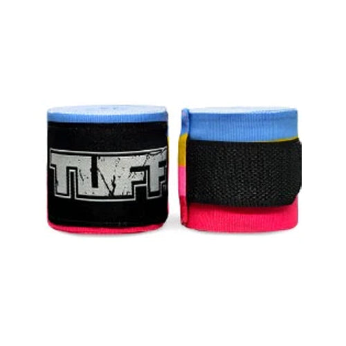 Tuff Hand Wraps & Accessories Rainbow TUFF Muay Thai Boxing Hand  Wraps 4.5m stretch