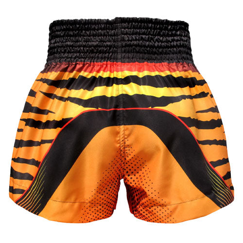 Tuff Muay Thai Shorts TUFF Orange Cruel Tiger Thai Boxing Shorts