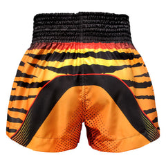 Tuff Muay Thai Shorts TUFF Orange Cruel Tiger Thai Boxing Shorts