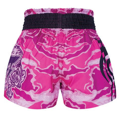 Tuff Muay Thai Shorts TUFF Pink Camo Muay Thai Boxing Shorts