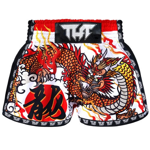 Tuff Muay Thai Shorts TUFF Retro Muay Thai Shorts Chinese Dragon