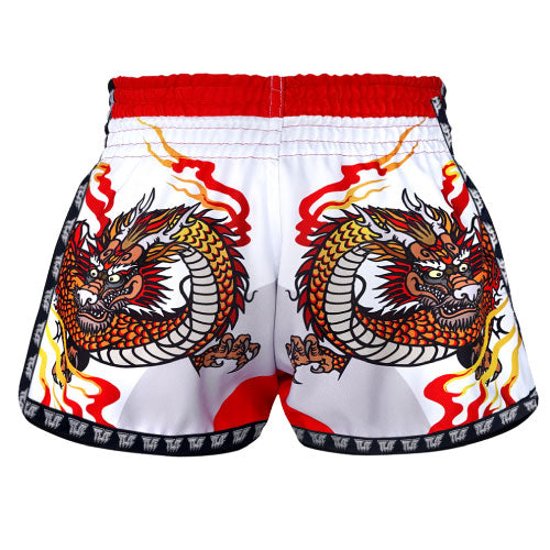 Tuff Muay Thai Shorts TUFF Retro Muay Thai Shorts Chinese Dragon