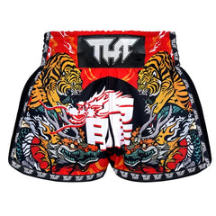 Tuff Muay Thai Shorts TUFF Retro Muay Thai Shorts Chinese Dragon Tiger