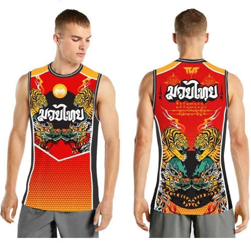 TUFF Chinese Dragon Muay Thai Training Singlet