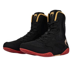 Venum Boxing Boots Venum Contender Boxing Shoes - Black/Gold/Red