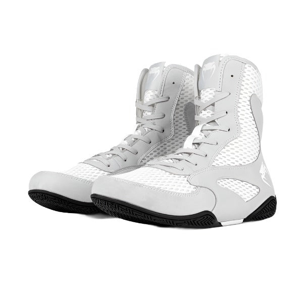 Venum Contender Boxing Shoes - White/Grey