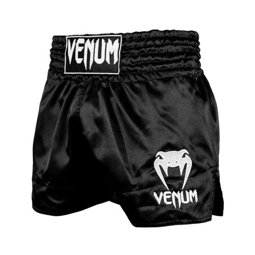 Venum Muay Thai Shorts Venum Classic Muay Thai Shorts Black/White