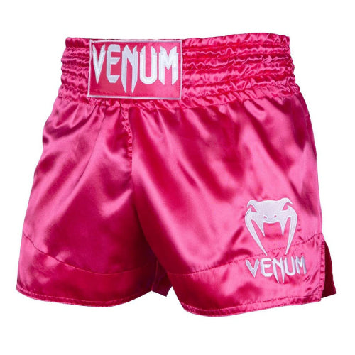 Venum Muay Thai Shorts XS Venum Muay Thai Shorts Classic - Pink/White