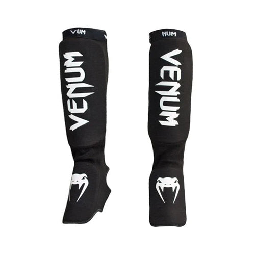 Venum Kontact Shin Guards - Black/White