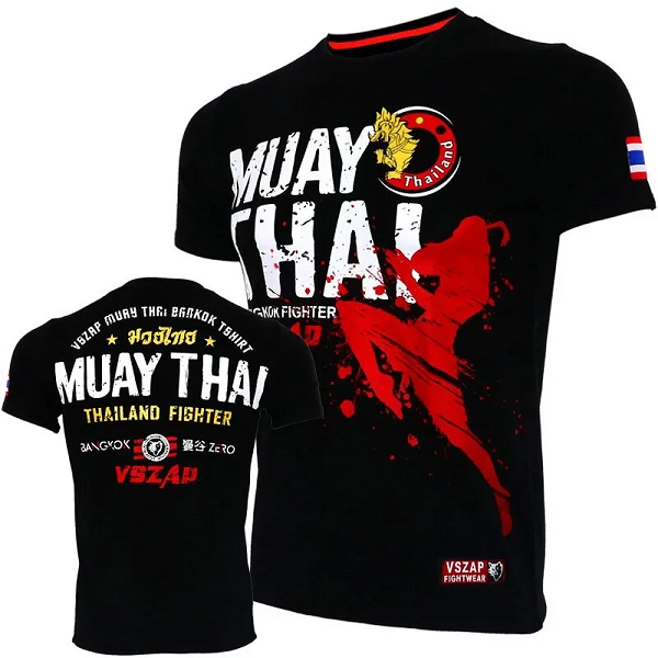 VSZap T Shirts VSZAP Muay Thai Bangkok Lightweight Breathable Training Shirt