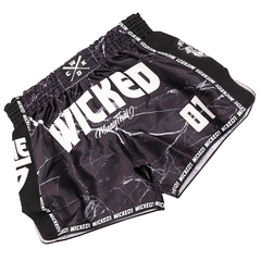 Wicked One Muay Thai Muay Thai Shorts Wicked One Broken Muay Thai Shorts Black