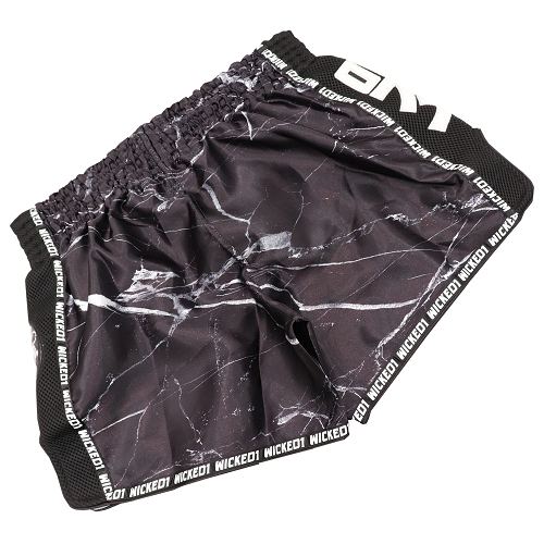 Wicked One Muay Thai Muay Thai Shorts Wicked One Broken Muay Thai Shorts Black