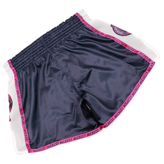 Wicked One Muay Thai Muay Thai Shorts Wicked One Infamous Muay Thai Shorts Black Pink White