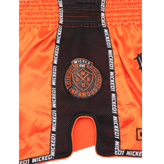 Wicked One Muay Thai Muay Thai Shorts Wicked One Infamous Muay Thai Shorts Orange