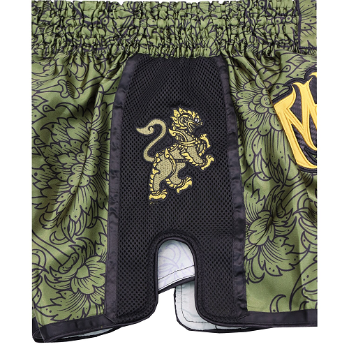 Wicked One Muay Thai Muay Thai Shorts Wicked One Lion Muay Thai Shorts Khaki