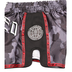 Wicked One Muay Thai Muay Thai Shorts Wicked One Overcome Muay Thai Shorts Black Camo