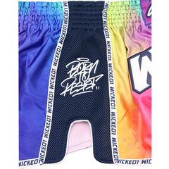 Wicked One Muay Thai Muay Thai Shorts Wicked One Rainbow Muay Thai Shorts