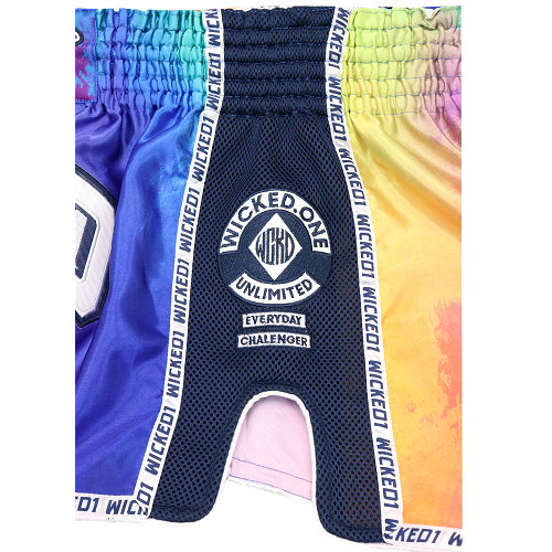 Wicked One Muay Thai Muay Thai Shorts Wicked One Rainbow Muay Thai Shorts